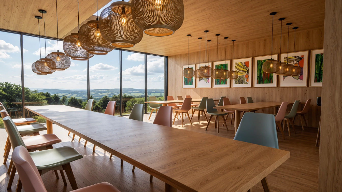 Wood Hospitality Interior Concept